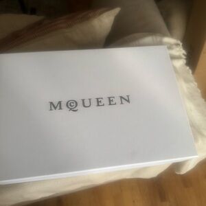 McQueen White Logo Box - White